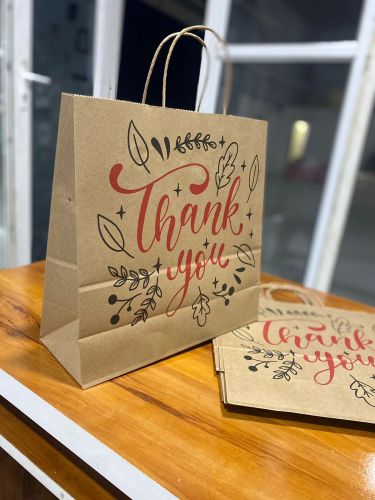 Paper Carry Bags Pack Of 100 Pcs